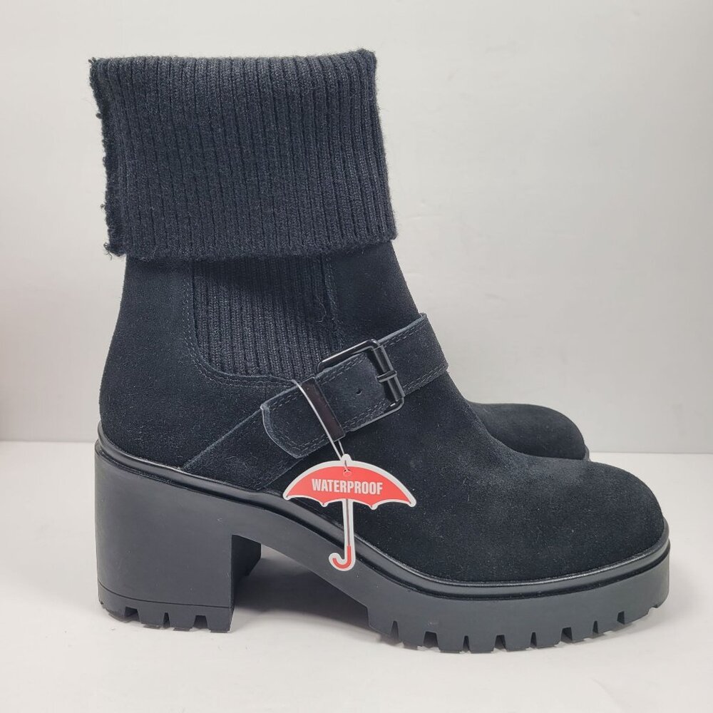 Blondo Women's Black Waterproof Chunky Heel Boots US Size 8.5M NWOT - Picture 7 of 10